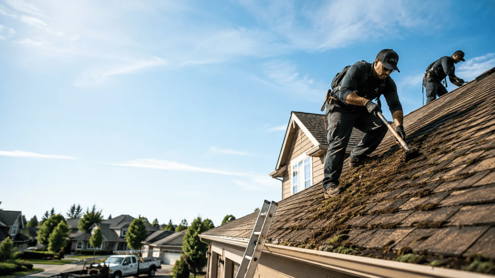 Roof Moss Removal in Dennis, TX near me